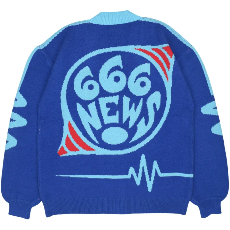 Television Demon Cardigan sold by Steady Hands