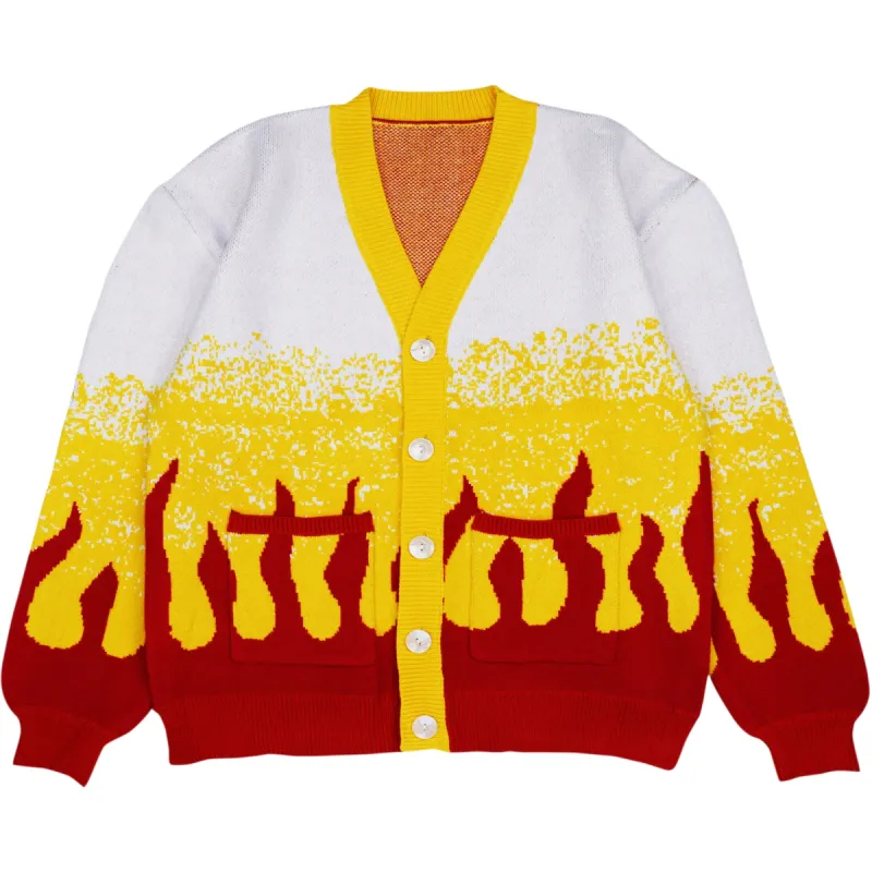 Flame Pillar Cardigan sold by Steady Hands