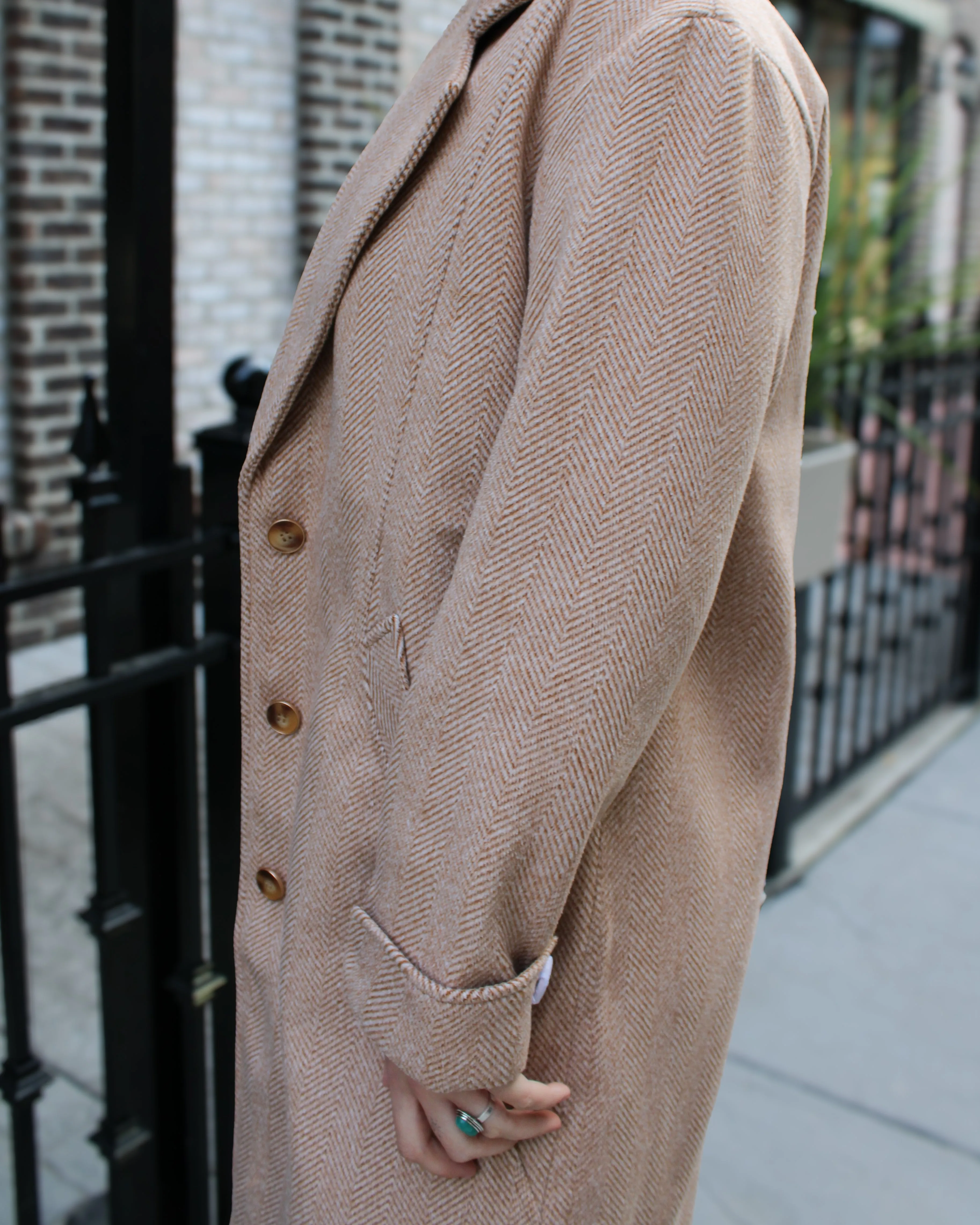 Button Front Car Coat sold by Magnolia & Oak product image thumbnail 4