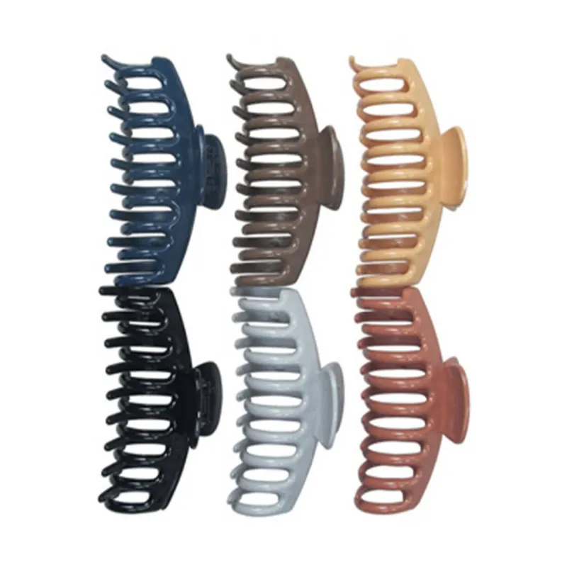 Glossy Earth Tone Wide Curve Hair Claw sold by Magnolia & Oak