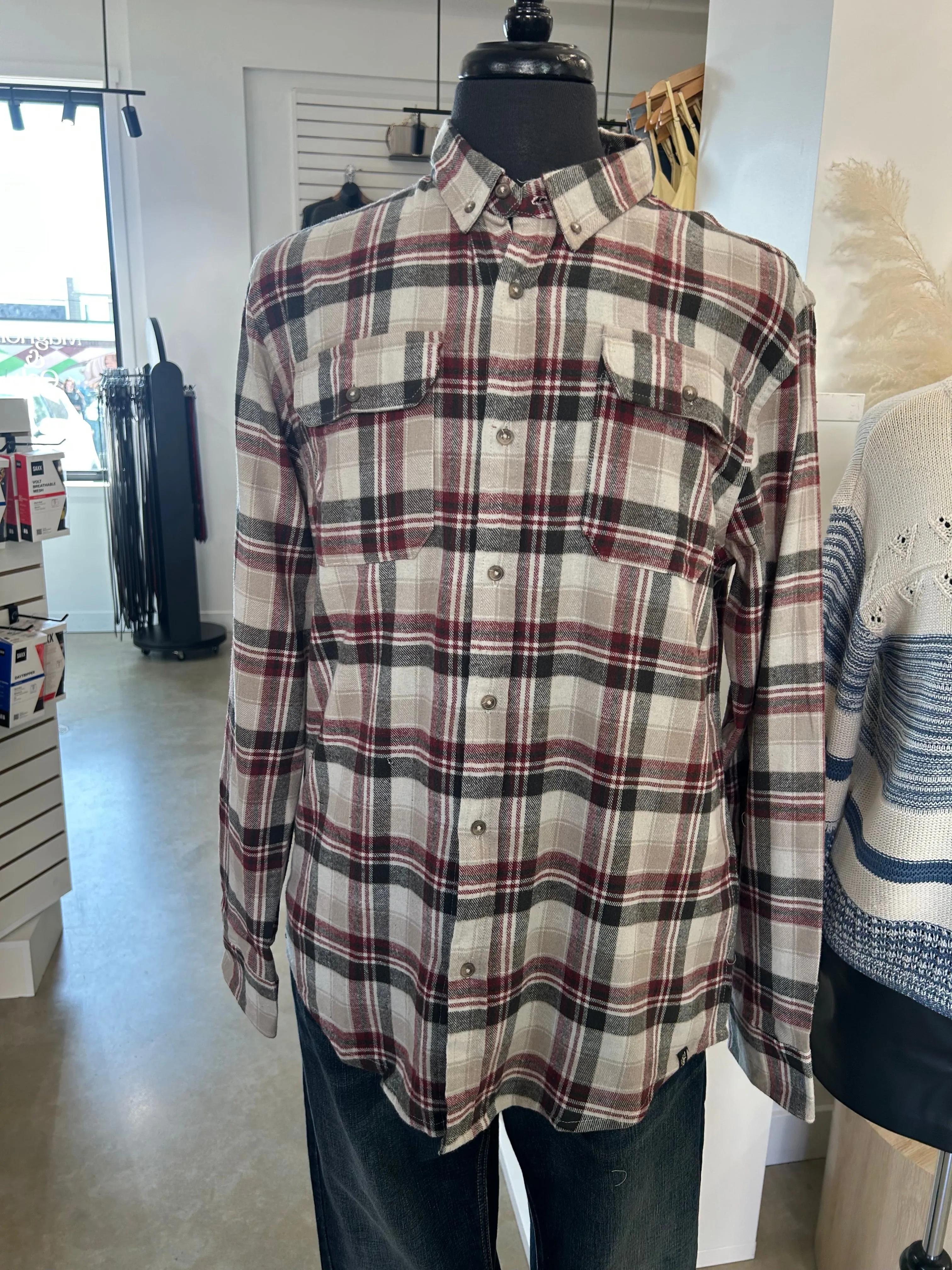 Men’s Plaid Button Up Shirt sold by Magnolia & Oak product image thumbnail 2