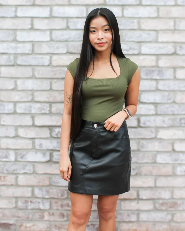 Tiara Ribbed Bodysuit sold by Magnolia & Oak