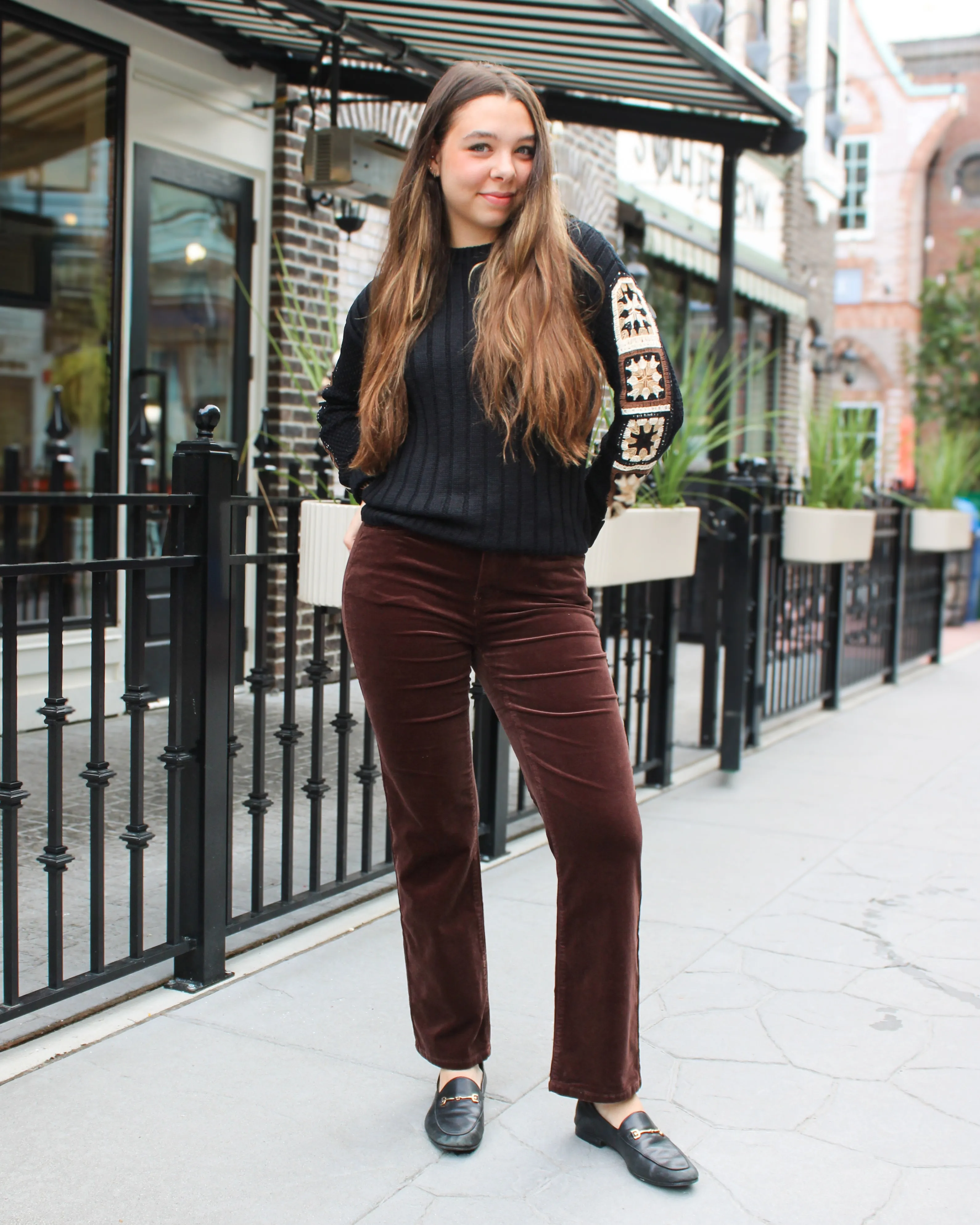 Crochet Sleeve Sweater sold by Magnolia & Oak product image thumbnail 4