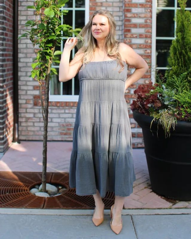 Altura Tiered Maxi Dress sold by Magnolia & Oak
