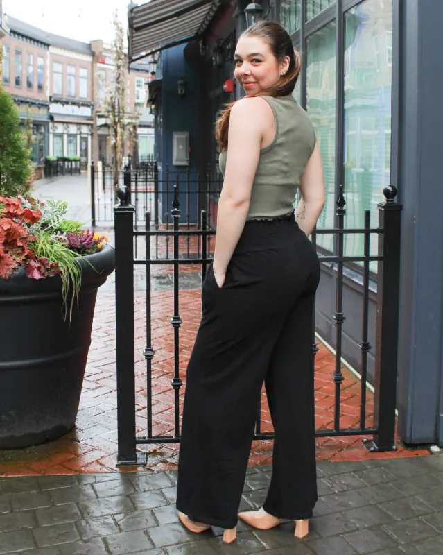 Teddy Ruched Waistband Pants sold by Magnolia & Oak