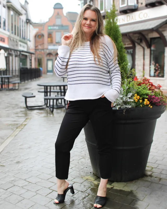 Pull On Compression Knit Ankle Pant sold by Magnolia & Oak