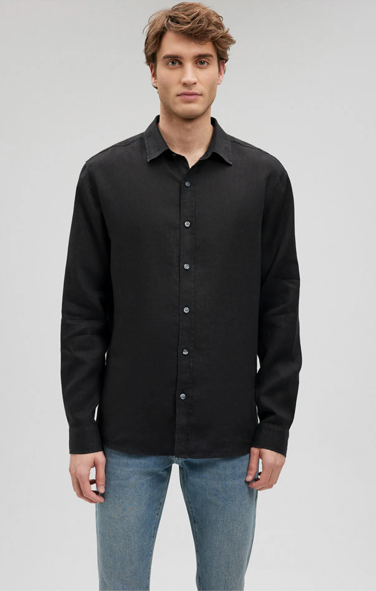 Linen Button-Up Shirt sold by Magnolia & Oak product image thumbnail 2