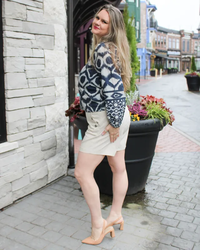 Printed Popover Blouse sold by Magnolia & Oak