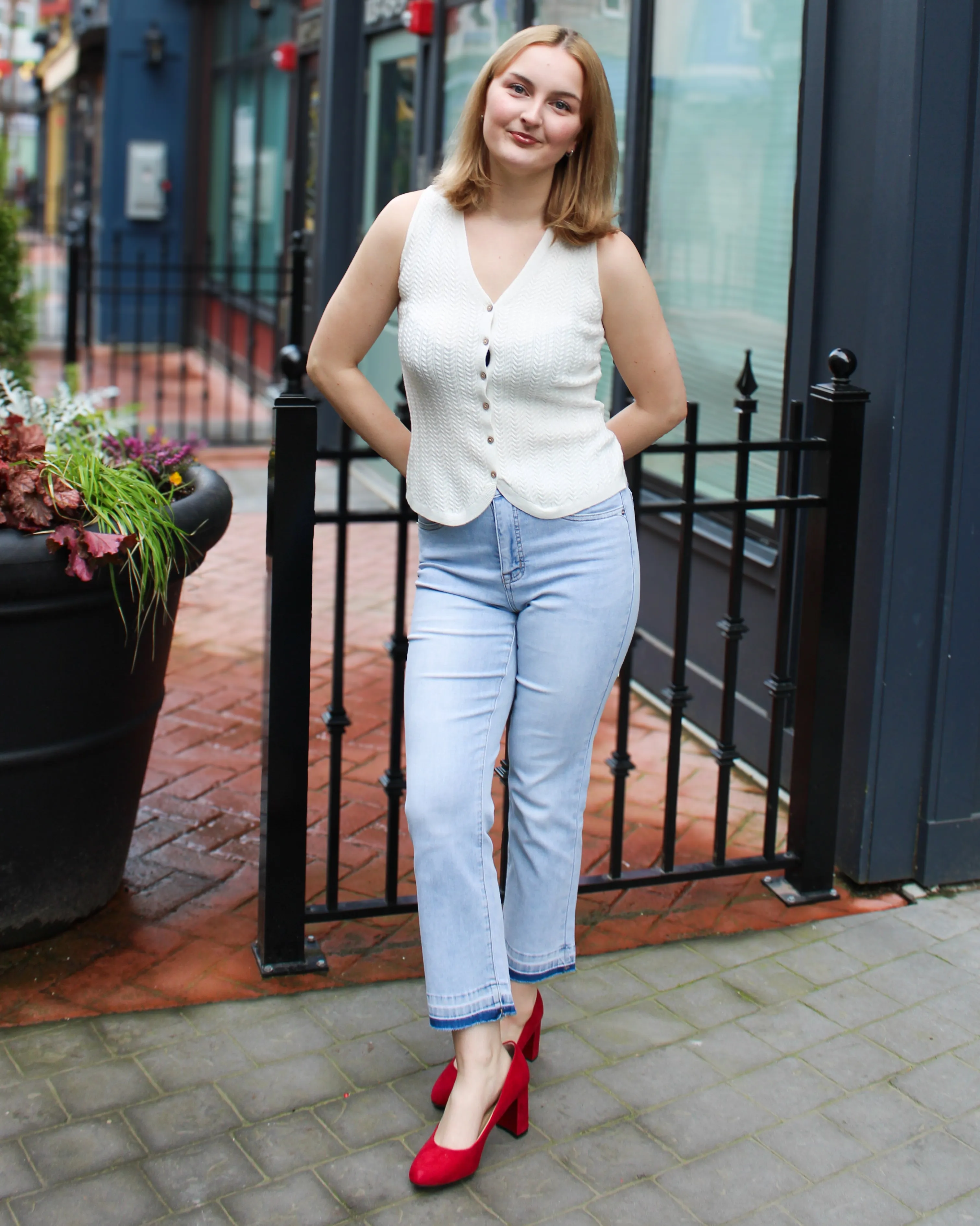 Sophia Microflare Cropped Jeans sold by Magnolia & Oak product image thumbnail 2