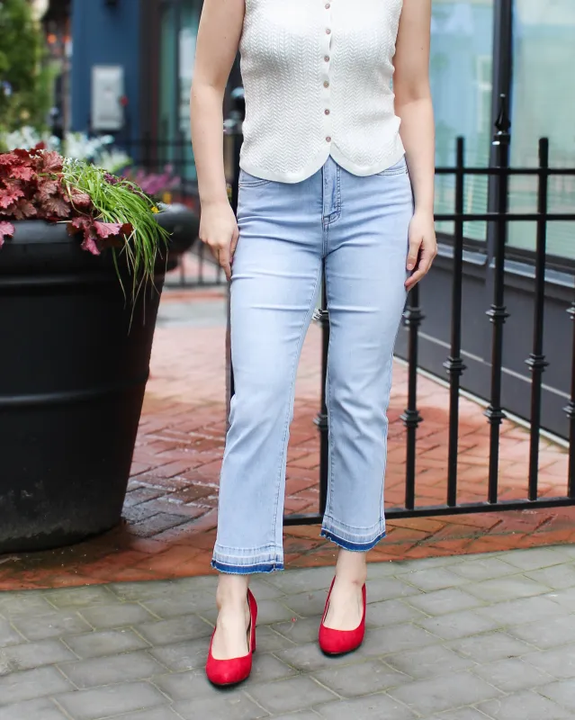 Sophia Microflare Cropped Jeans sold by Magnolia & Oak