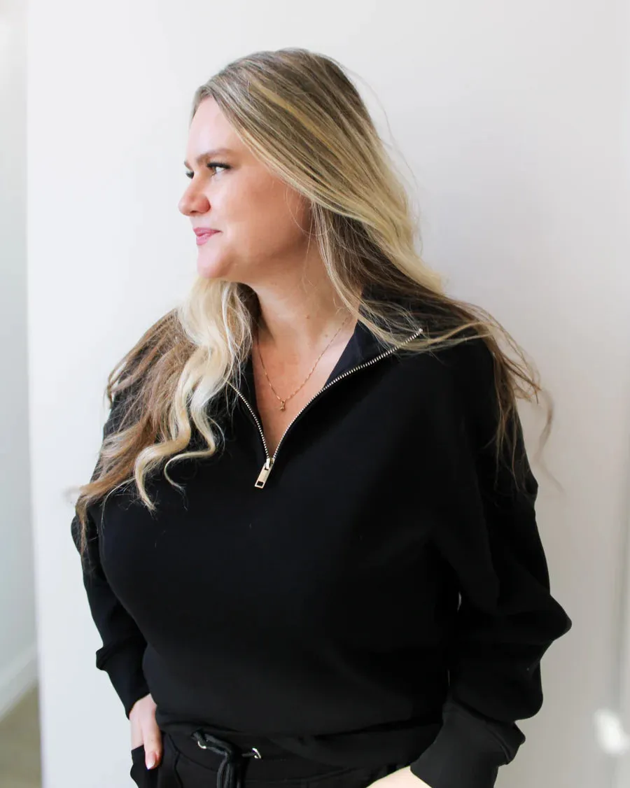 Mailyn Soft Knit Half Zip sold by Magnolia & Oak