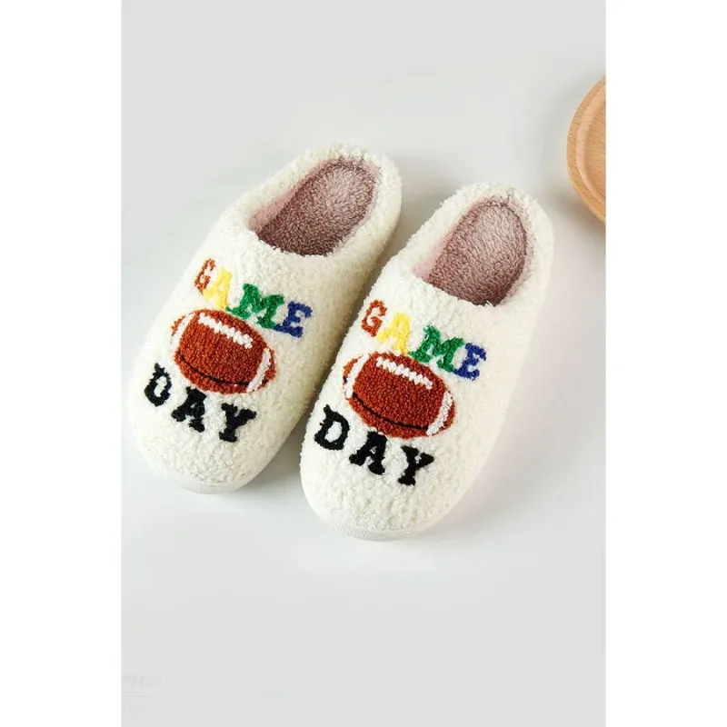 Game Day Fuzzy Fleece Slippers sold by Magnolia & Oak