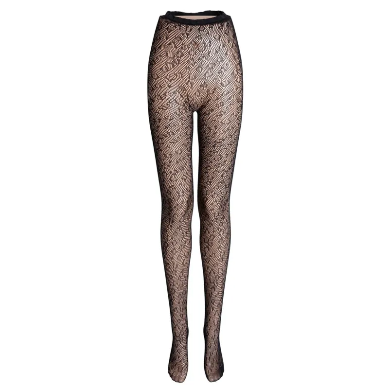Leopard Fishnet Stockings sold by Magnolia & Oak