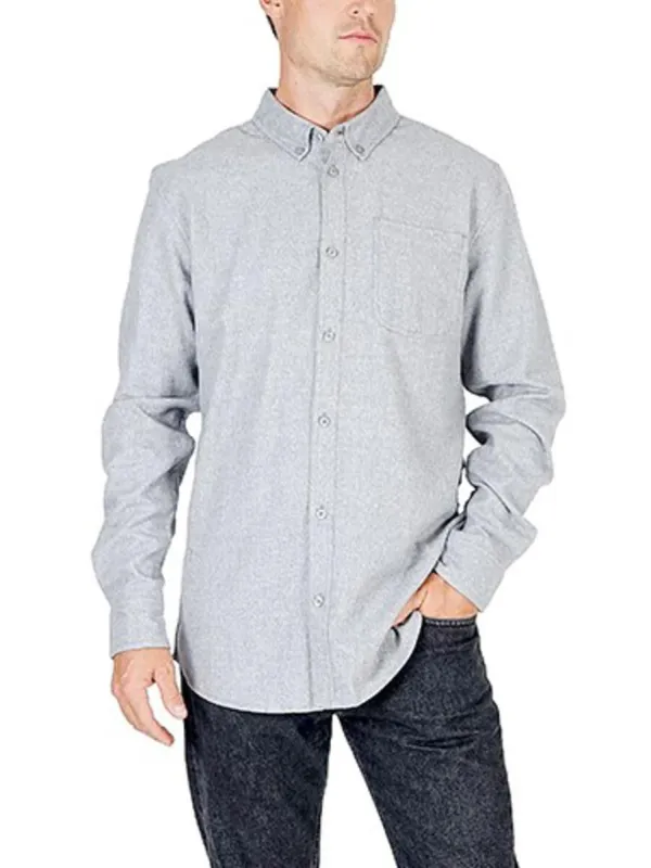 Quinn Solid Flannel Button Up sold by Magnolia & Oak