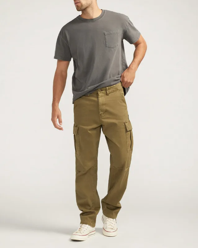 Straight Leg Cargo Pant made by Silver Jeans