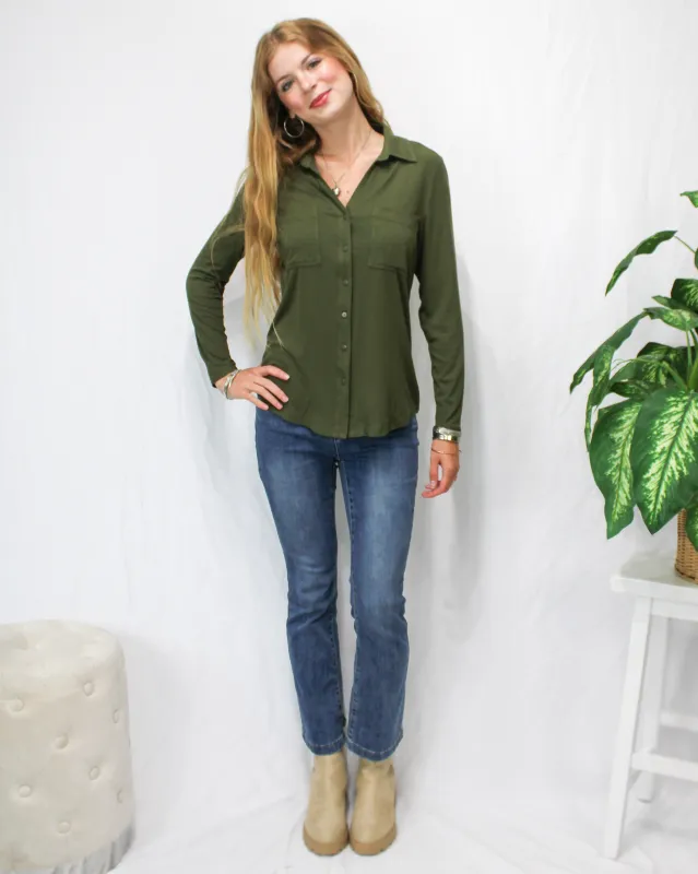 Soft Knit Button Down sold by Magnolia & Oak