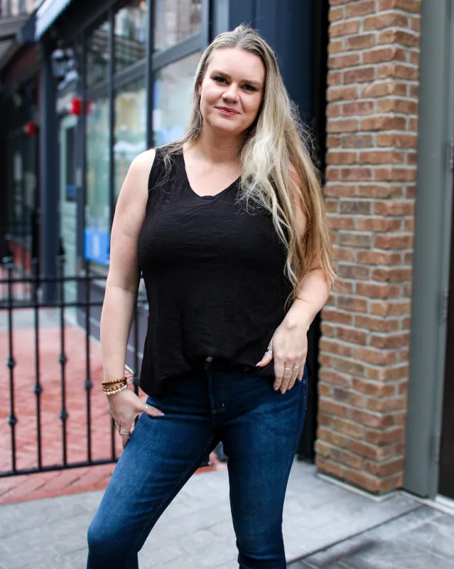 Patterned Sleeveless Blouse sold by Magnolia & Oak