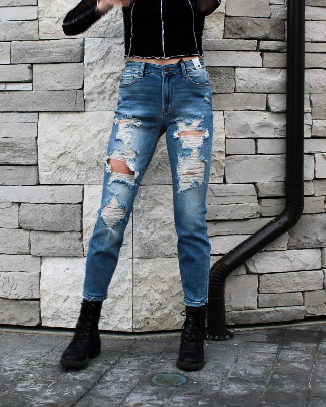 High Rise Boyfriend Jeans sold by Magnolia & Oak