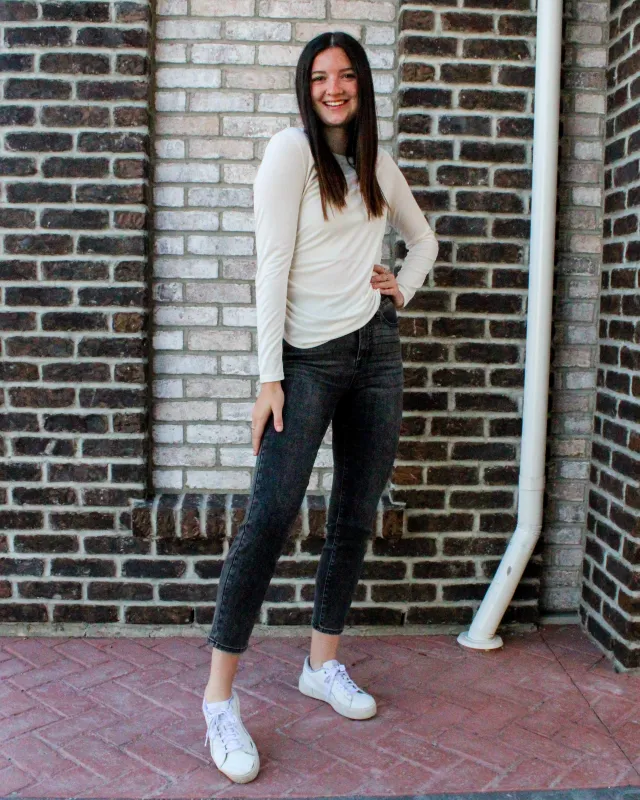 Sophia Curvy Slim Ankle Jean sold by Magnolia & Oak