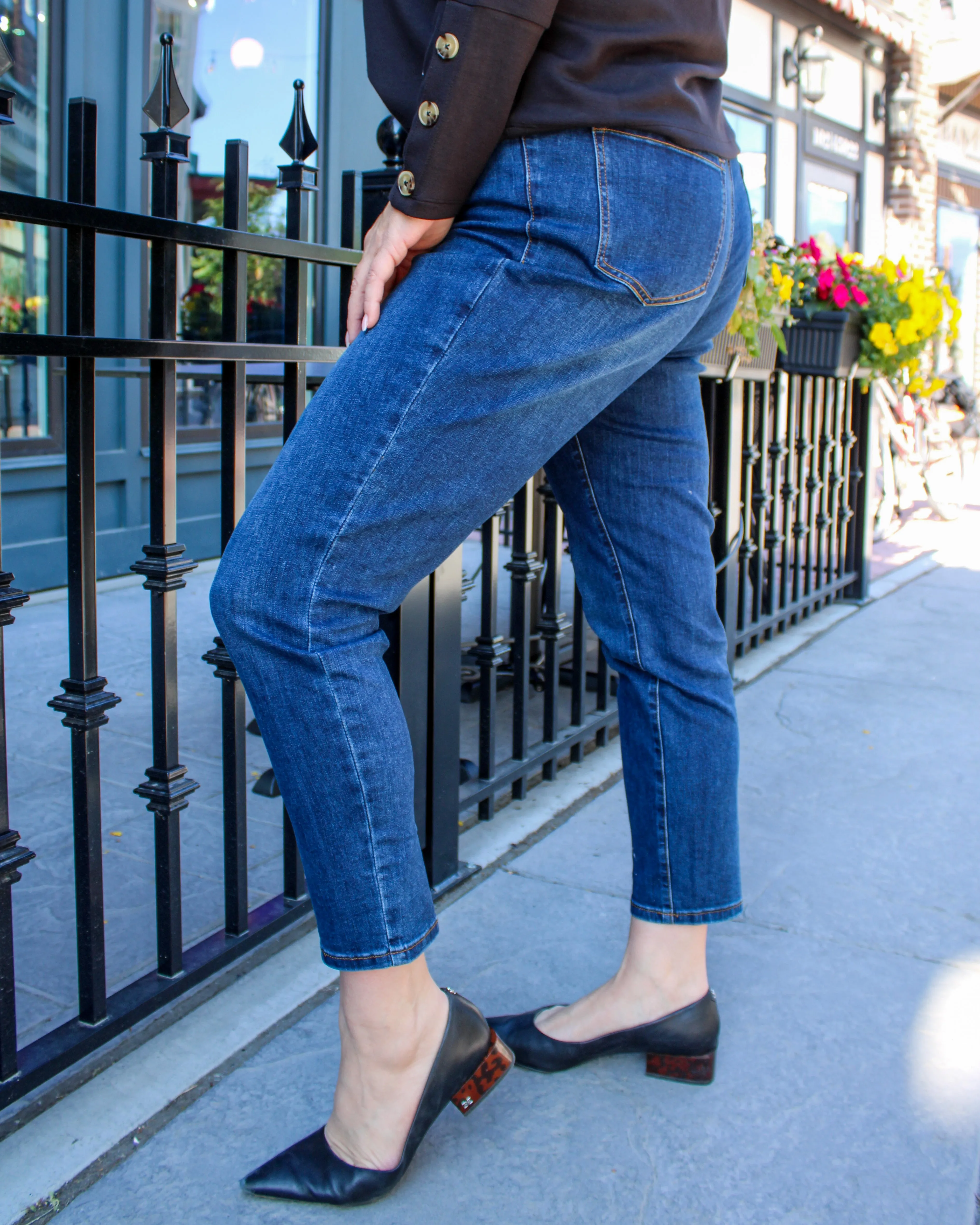 Sophia Curvy Slim Ankle Jean sold by Magnolia & Oak product image thumbnail 4