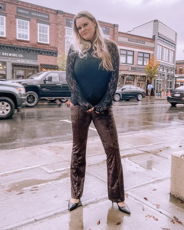 Velour Trouser by Esqualo sold by Magnolia & Oak