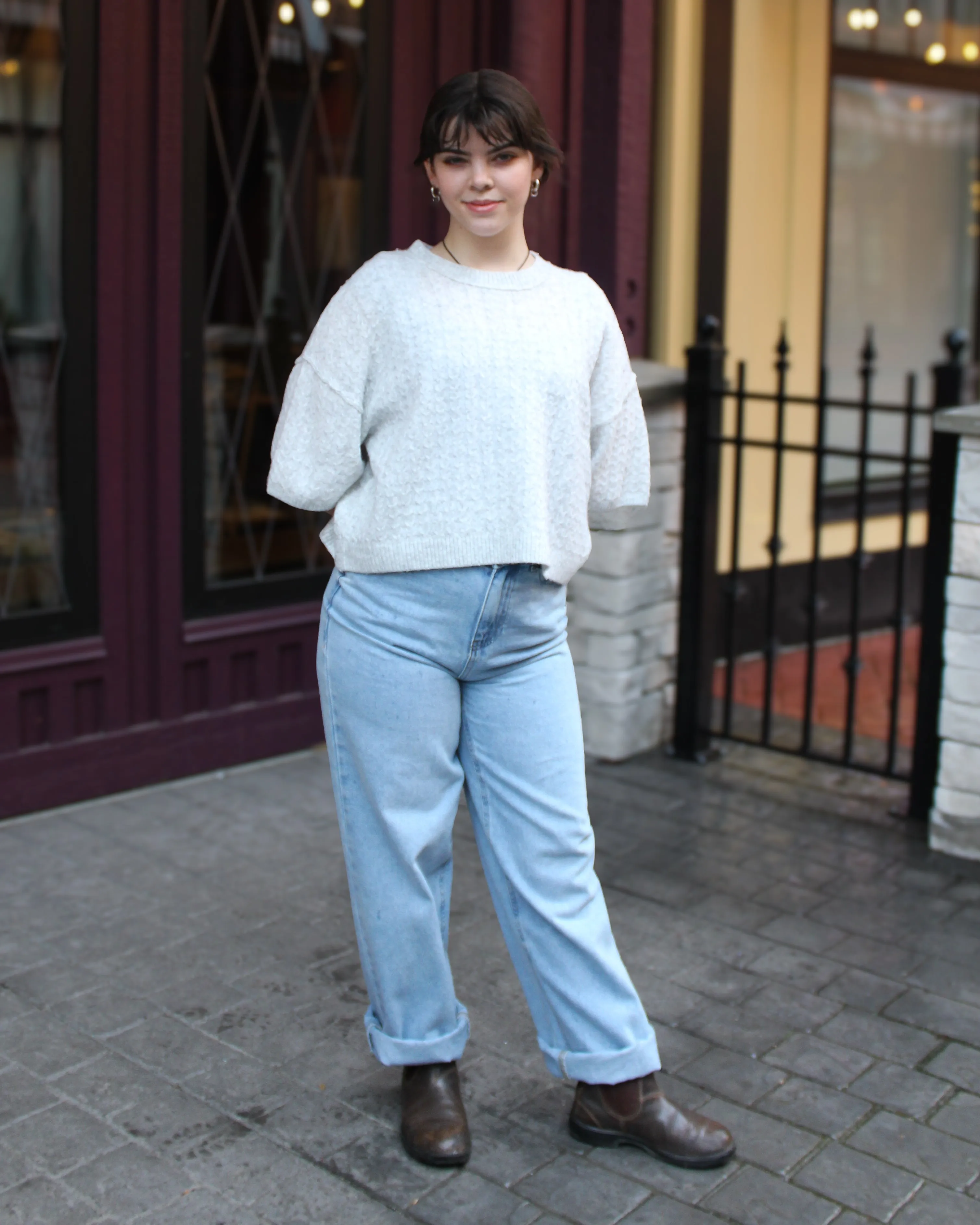 Milla Cable Knit Top sold by Magnolia & Oak product image thumbnail 2