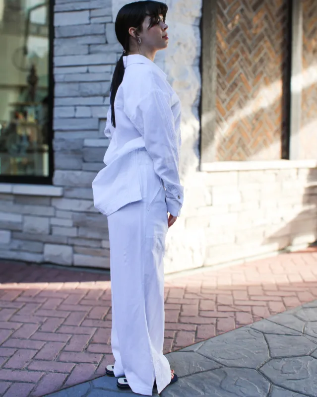 Pull On Ankle Pant with Contrast Stitch sold by Magnolia & Oak