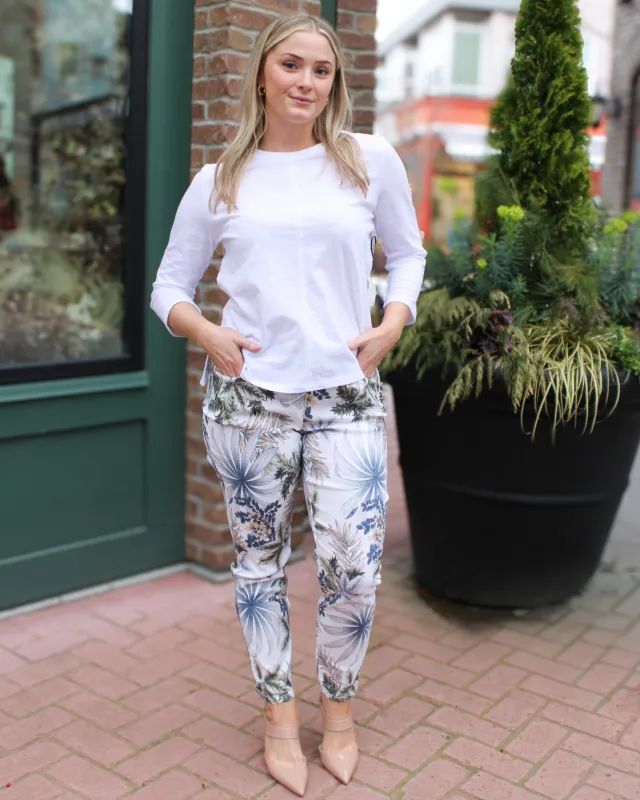 Printed Crinkle Jogger made by Charlie B