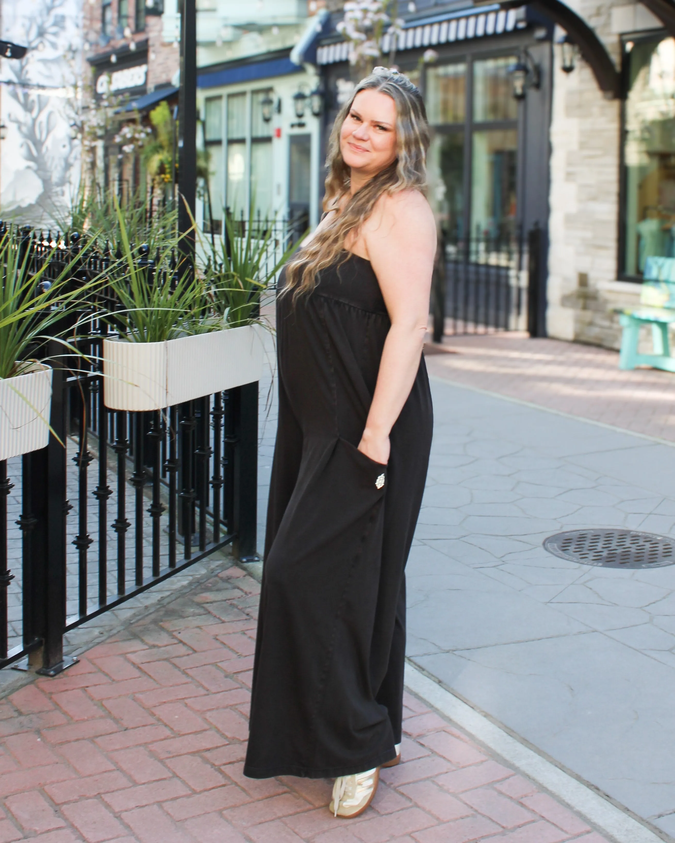 Hot Shot Strappy Onesie sold by Magnolia & Oak