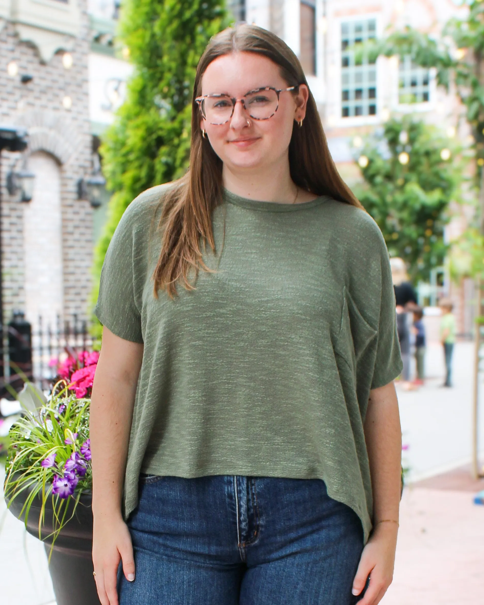 Oversized Slub Pocket Tee sold by Magnolia & Oak