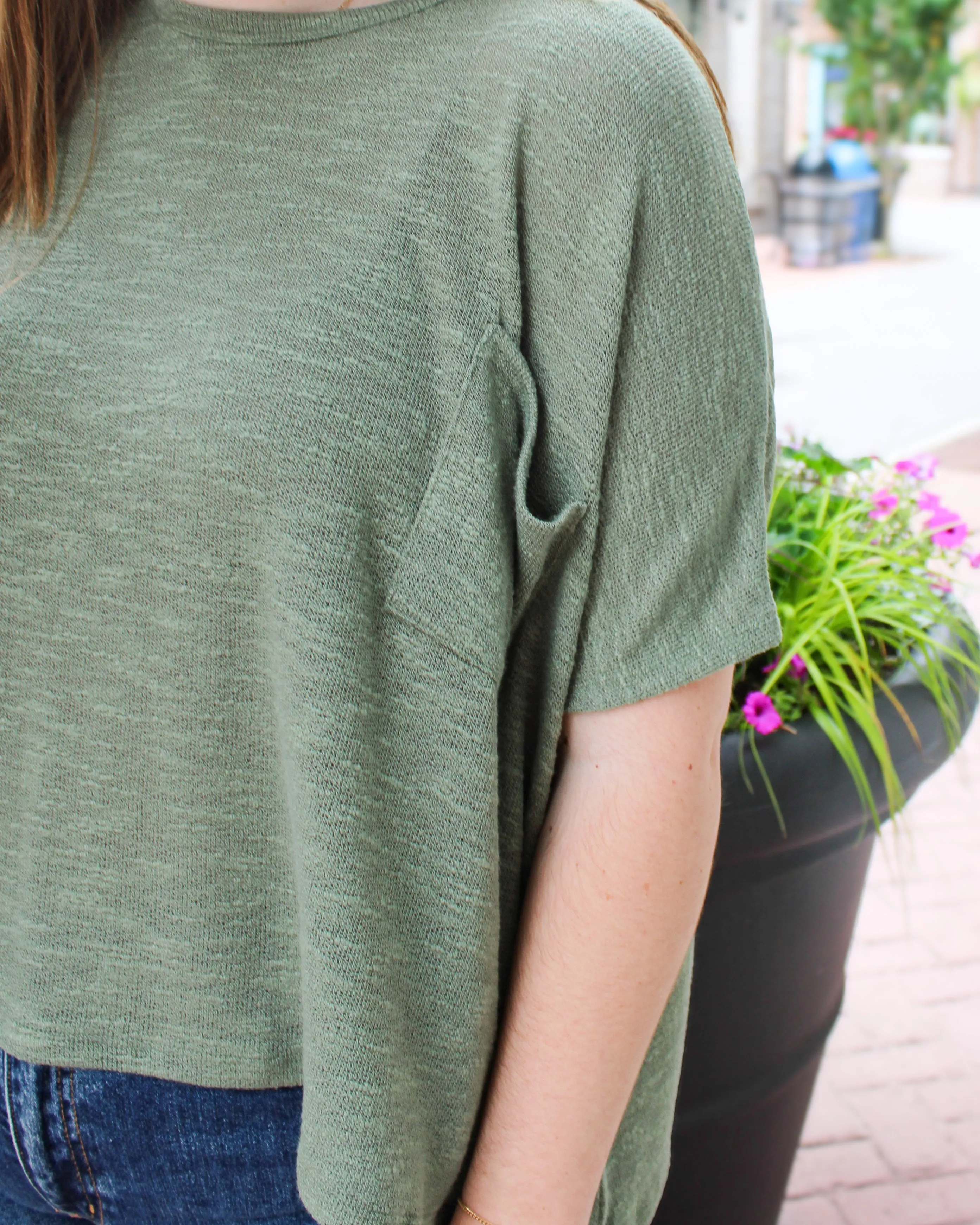 Oversized Slub Pocket Tee sold by Magnolia & Oak product image thumbnail 4
