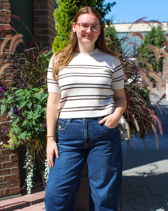 Gatewood Stripe Sweater made by Z Supply