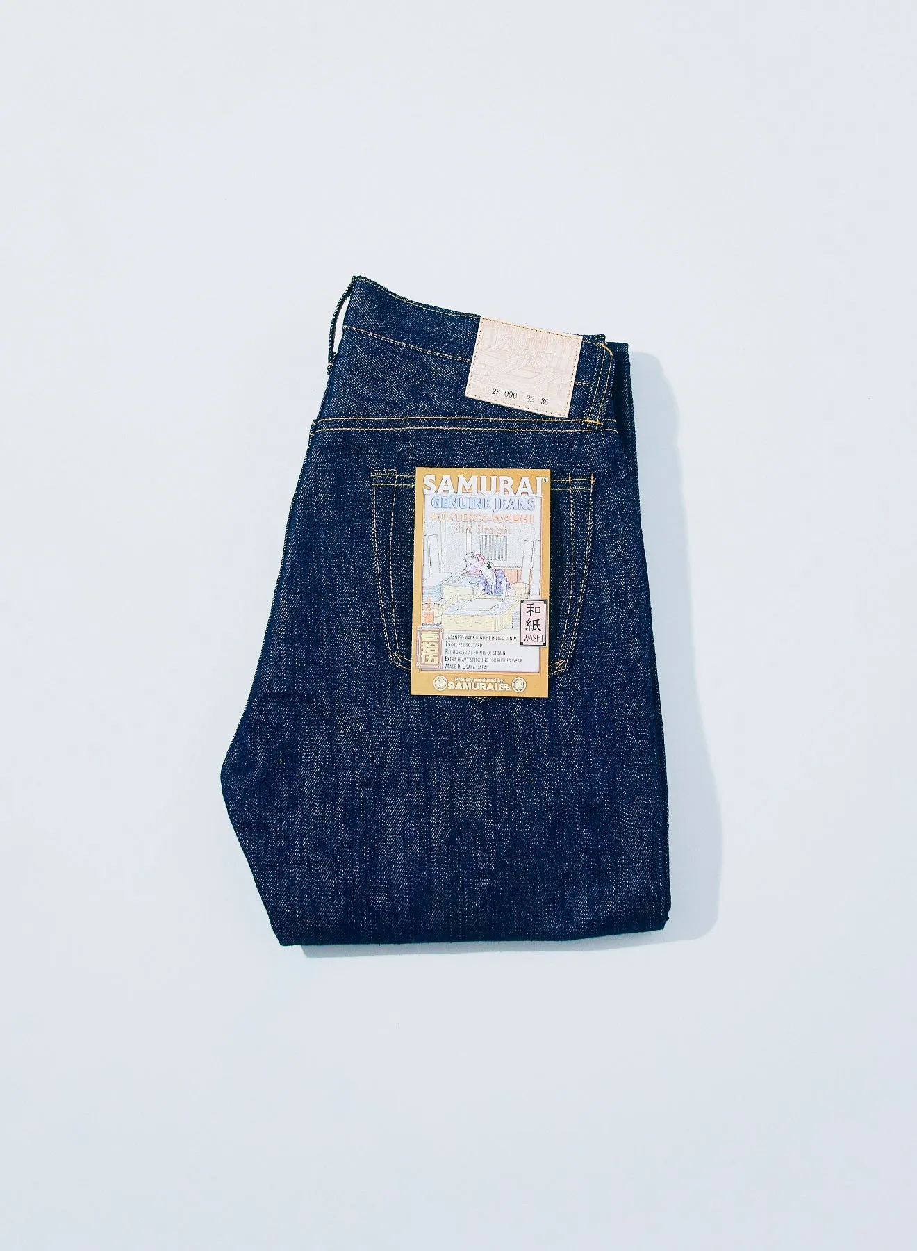 S0710XX-WASHI 710和紙デニムモデル sold by Samurai Jeans