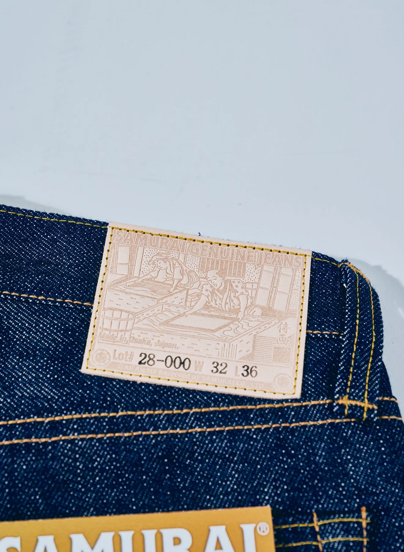 S0710XX-WASHI 710和紙デニムモデル sold by Samurai Jeans product image thumbnail 5