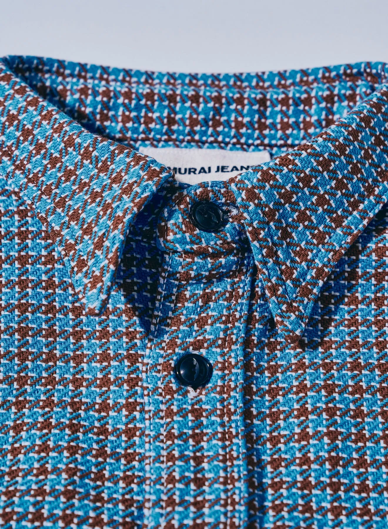 SIN25-02 Cheese Indigo Heavy Flannel Work Shirt sold by Samurai Jeans product image thumbnail 3