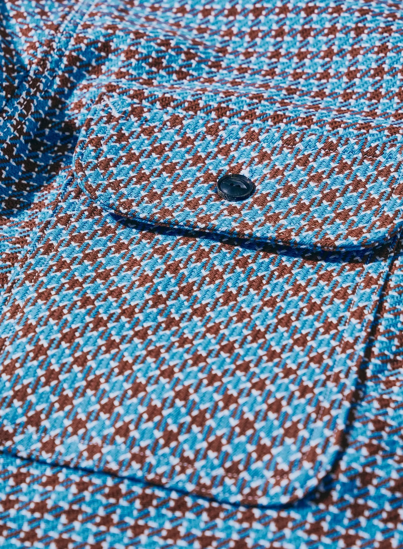 SIN25-02 Cheese Indigo Heavy Flannel Work Shirt sold by Samurai Jeans product image thumbnail 4