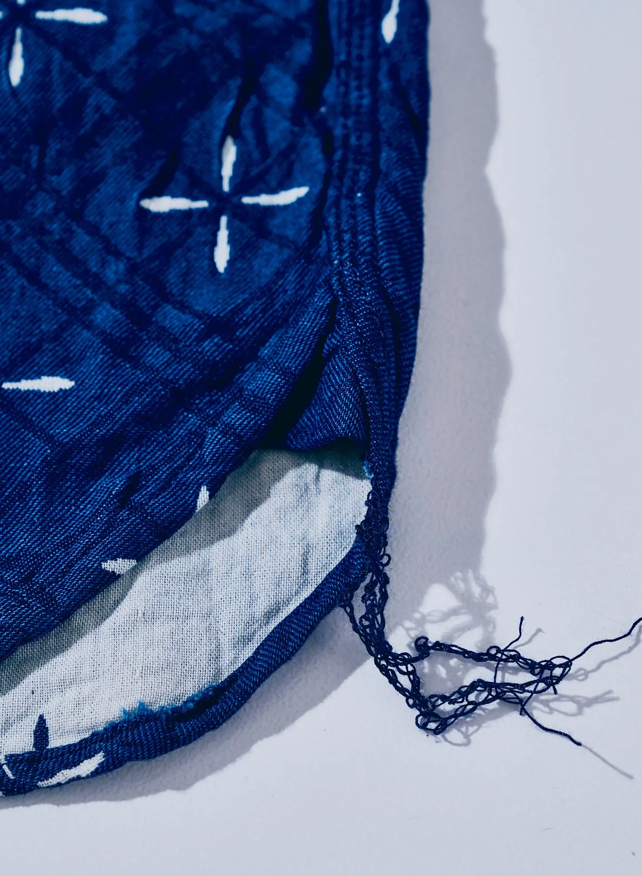 SSS25-02 Narihirabishi Goldfish Pattern Jacquard Work Shirt sold by Samurai Jeans product image thumbnail 4