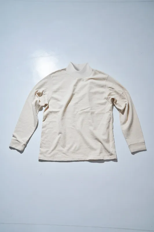 SJSLT-SC02 (Japanese Cotton Made Mock Neck Tee) sold by Samurai Jeans