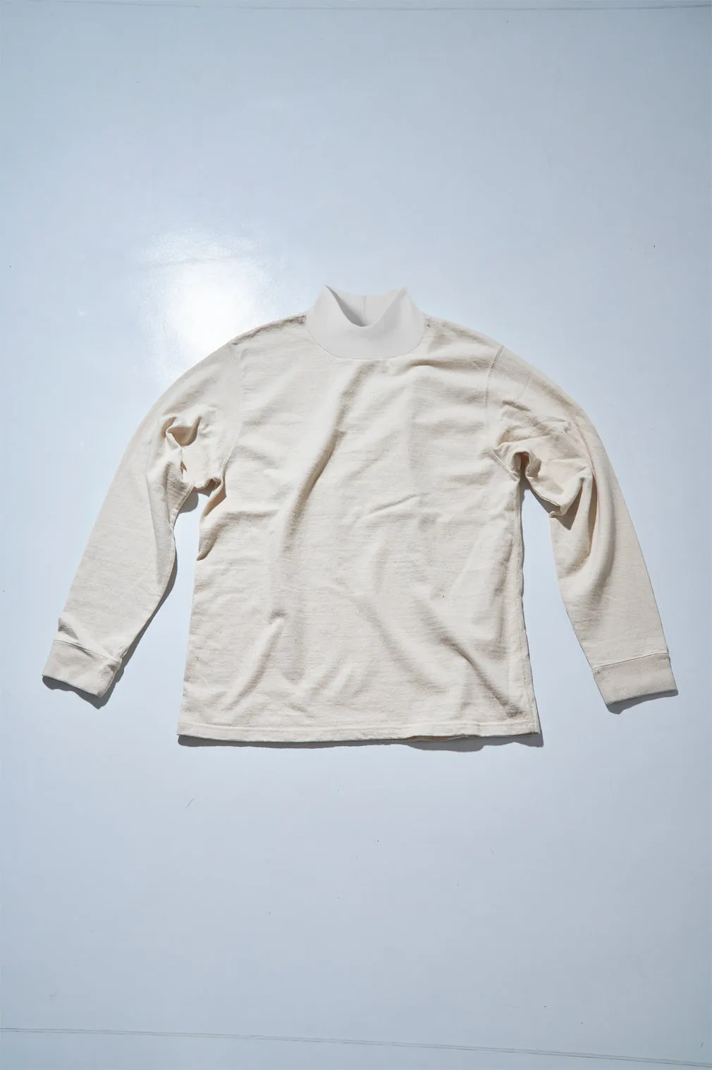 SJSLT-SC02 (Japanese Cotton Made Mock Neck Tee) sold by Samurai Jeans