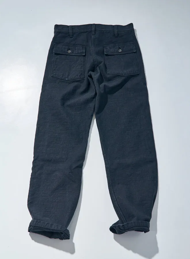 SJ52BK 15ozブラックバックサテンベイカーパンツ sold by Samurai Jeans product image thumbnail 2