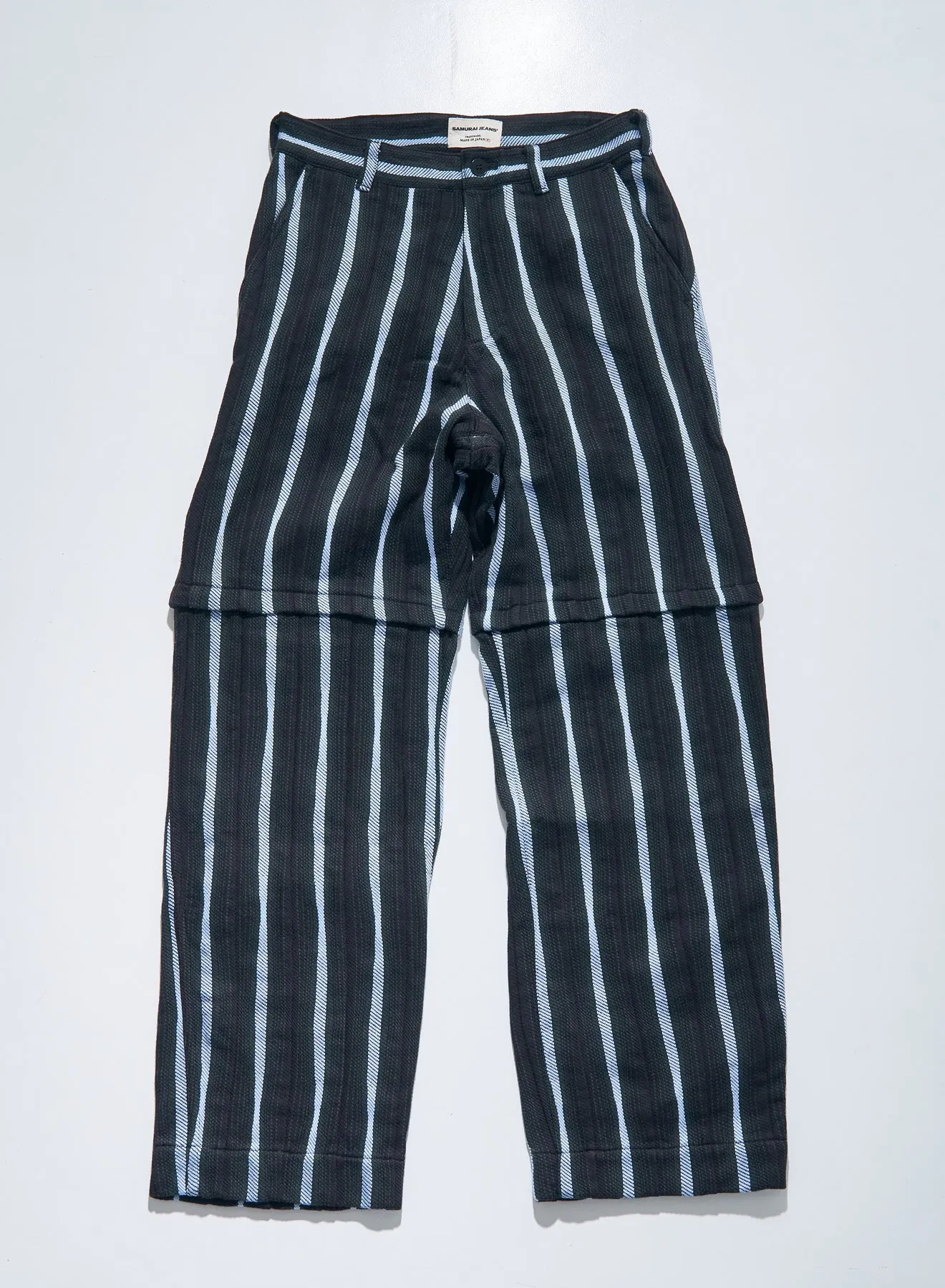 SJAP25-DPS DRUNKEN STRIPE 2WAY PANTS sold by Samurai Jeans product image thumbnail 2