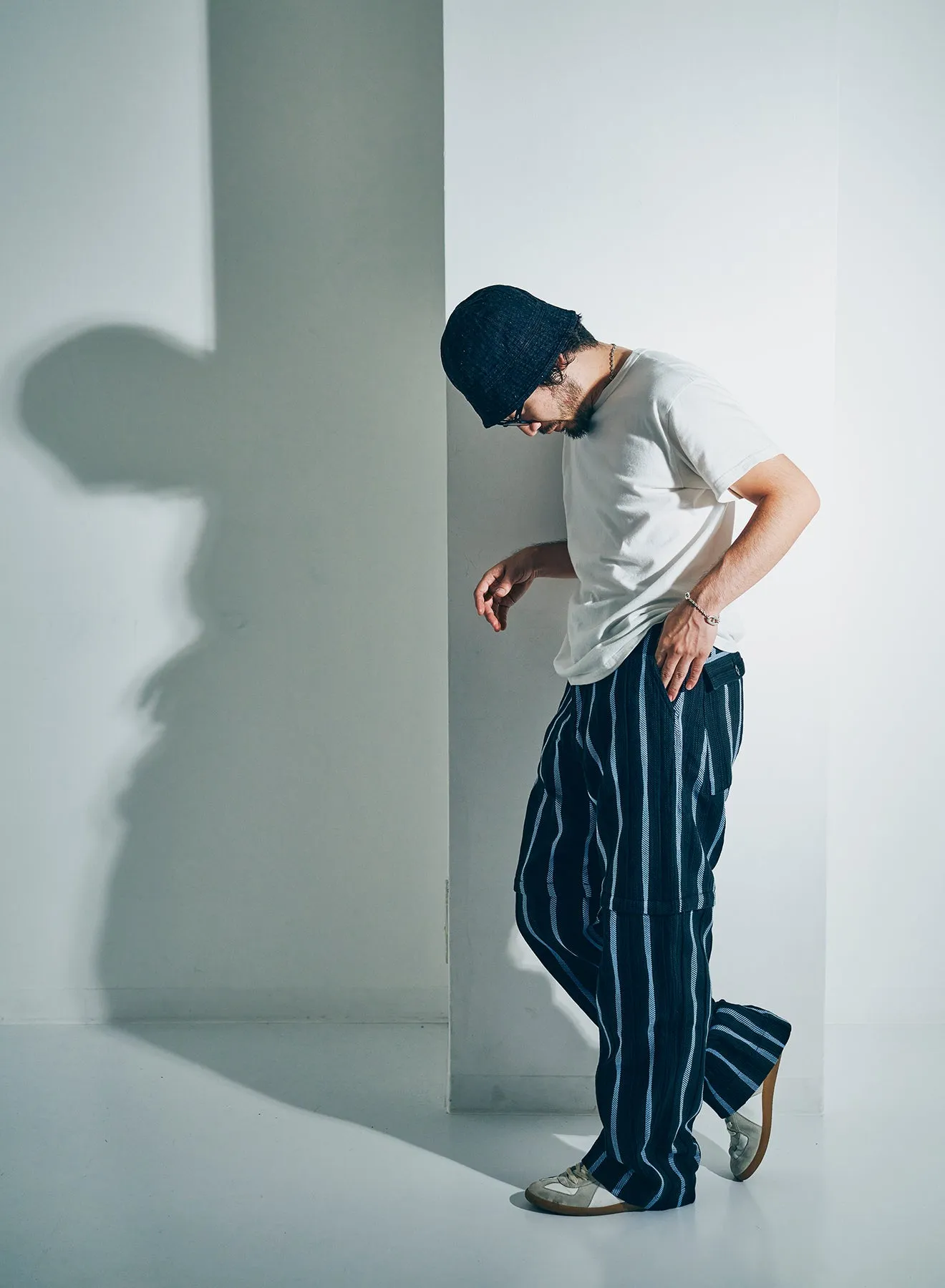 SJAP25-DPS DRUNKEN STRIPE 2WAY PANTS sold by Samurai Jeans product image thumbnail 5