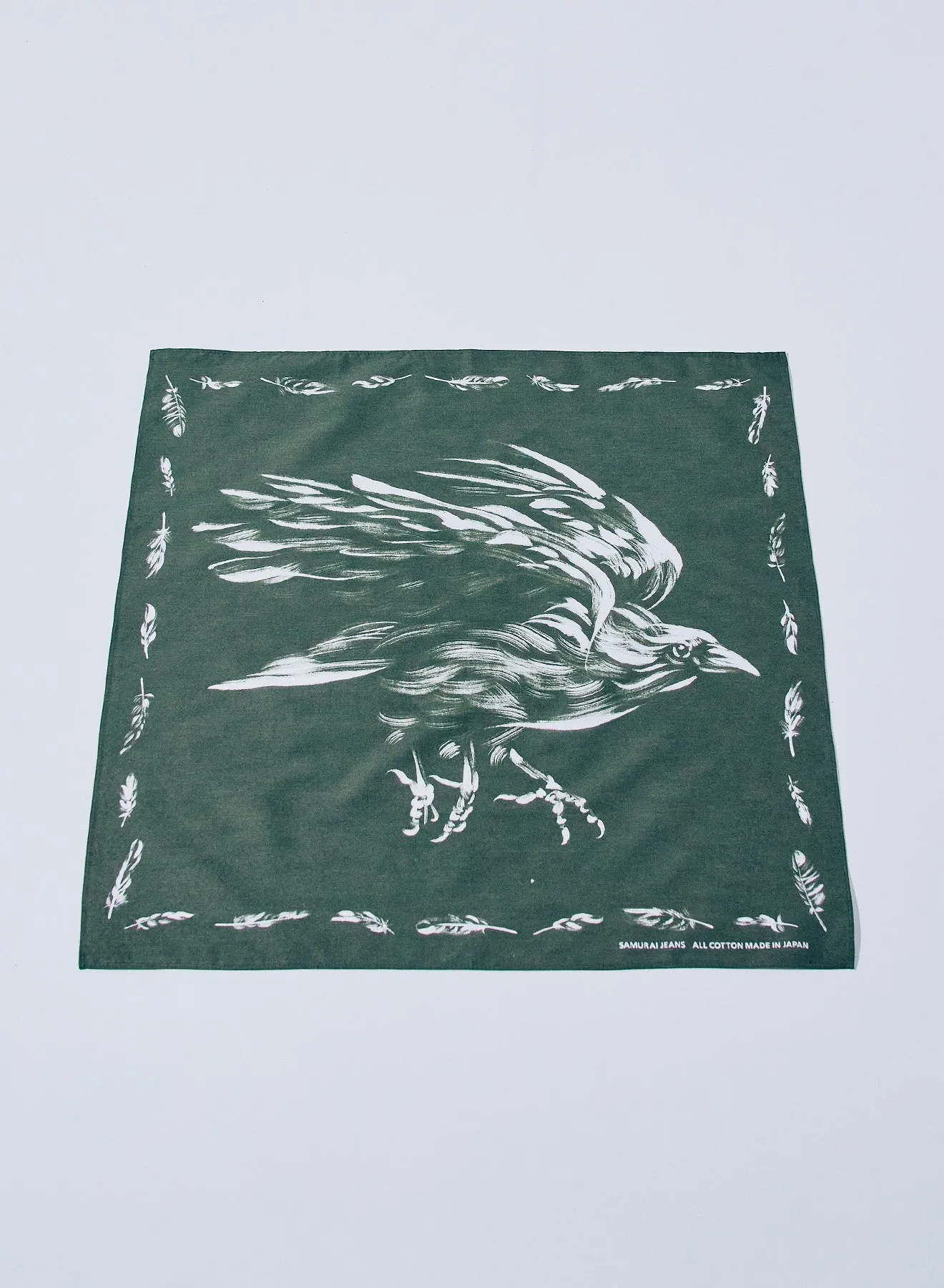 SJ-BANDANA-02 八咫烏柄バンダナ sold by Samurai Jeans product image thumbnail 4