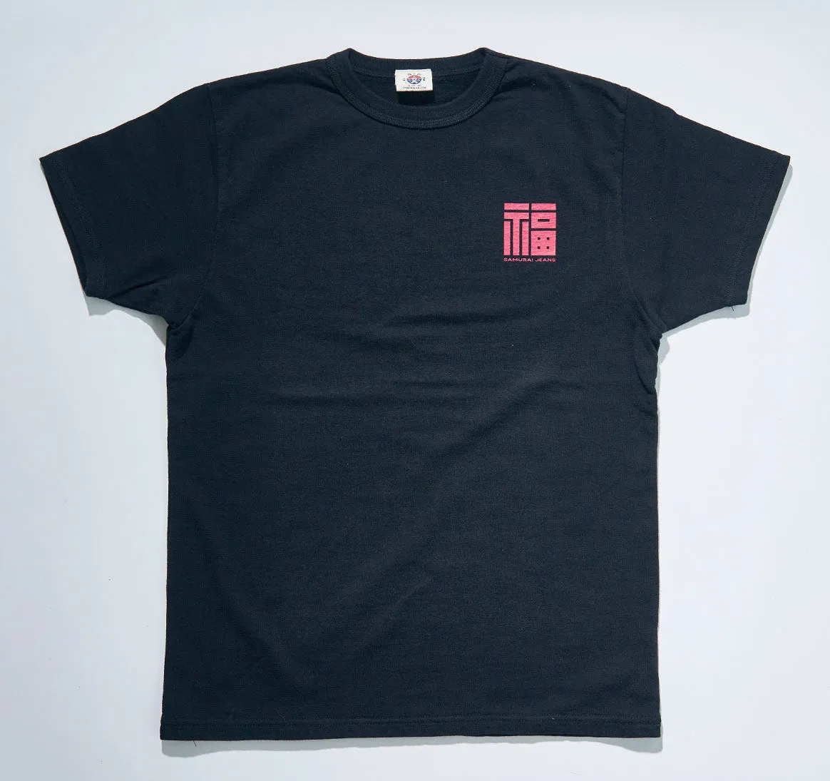 SJST25-105 Aged Cotton Inlay Loopwheel T-Shirt "Seven Gods" sold by Samurai Jeans product image thumbnail 5
