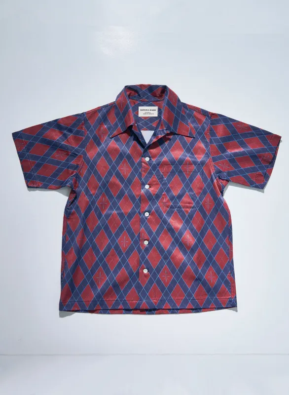 HSA25-01 "NARAHIRA" SNAKE PATTERN SHIRT sold by Samurai Jeans