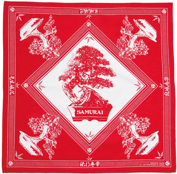 SJ-BANDANA-01 BONSAI PATTERN BANDANA sold by Samurai Jeans product image thumbnail 2