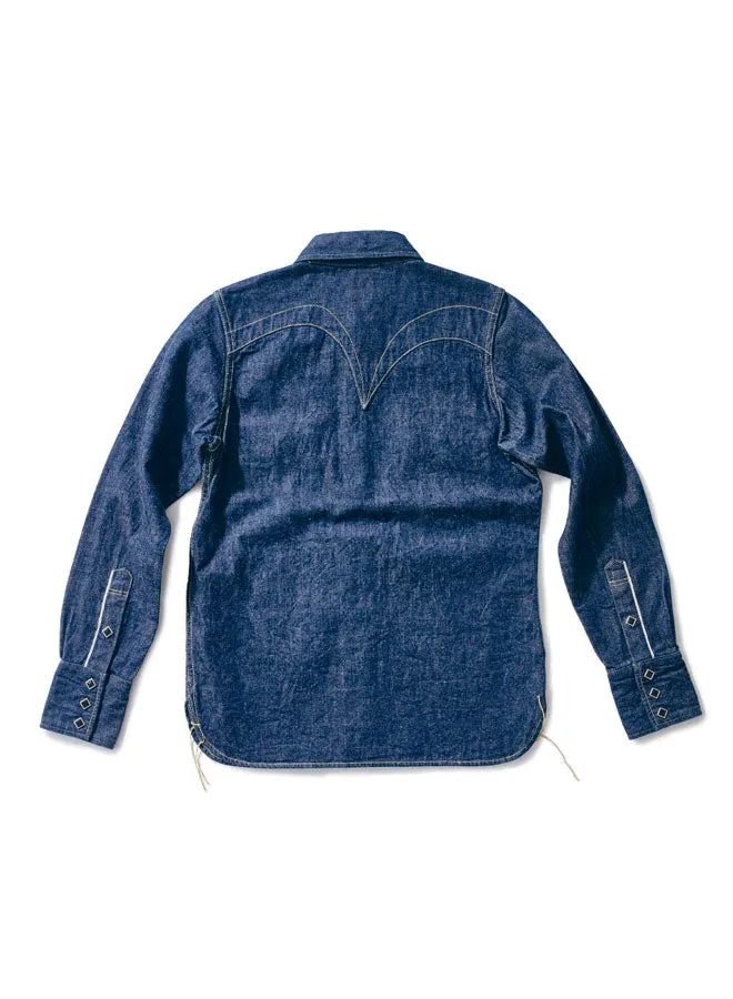 SWD-L01 デニムウエスタンシャツ sold by Samurai Jeans product image thumbnail 2