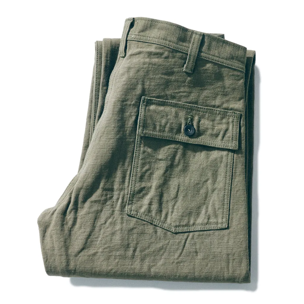 SJ52BP Heavy Back Satin Baker Pants sold by Samurai Jeans
