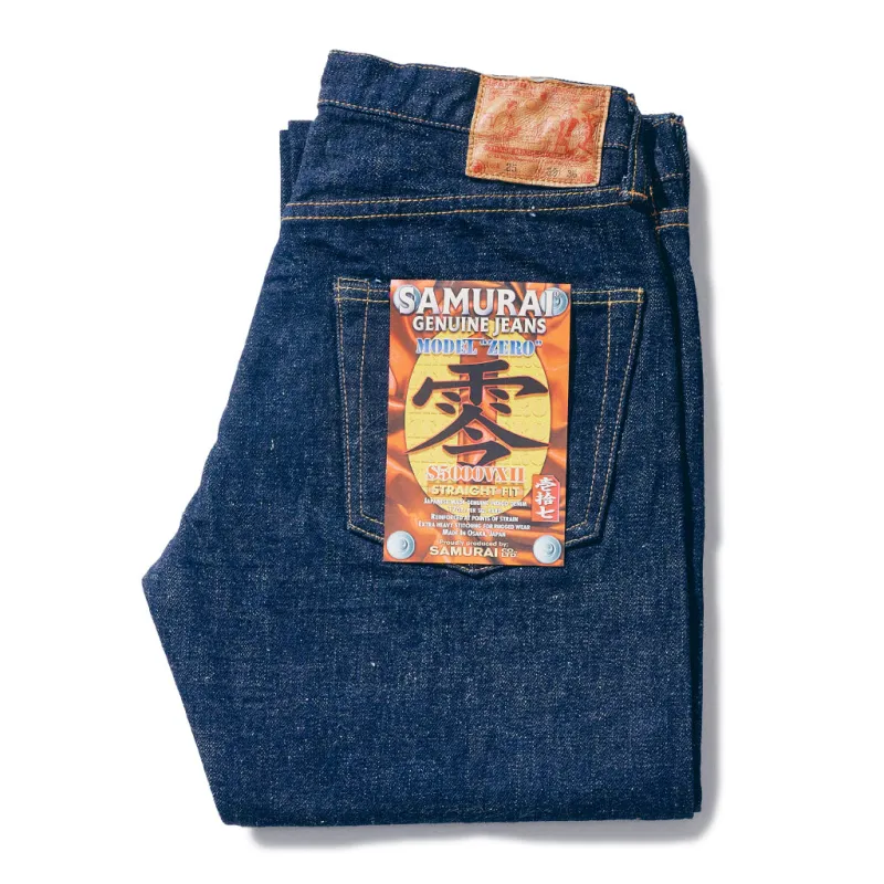 S5000VXⅡ 17oz零モデル やや細身ストレート made by Samurai Jeans