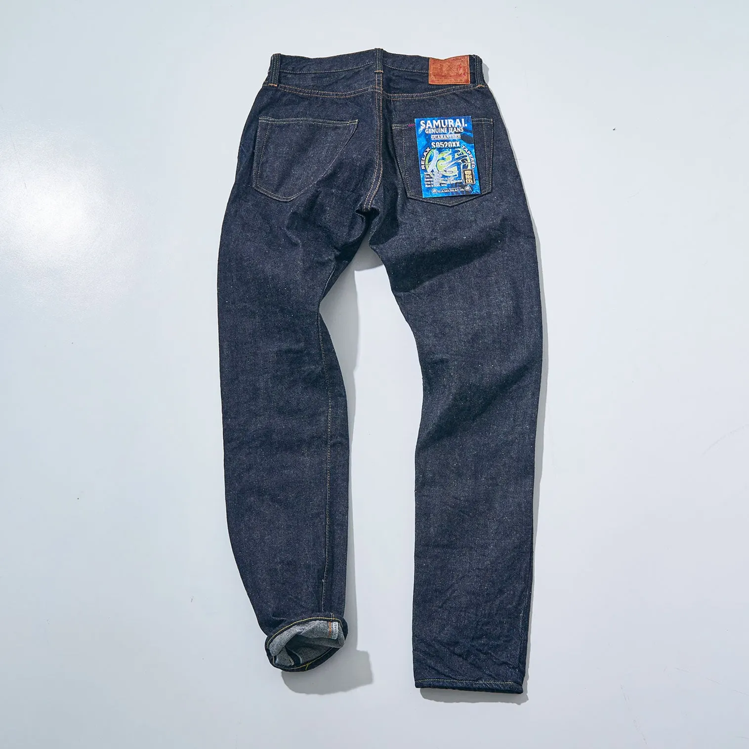 S0520XX 15oz RELAX TAPERED JEANS MID-HIGH RISE sold by Samurai Jeans product image thumbnail 3